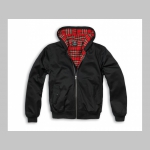 Skinhead a Way of Life   Bunda Harrington s hrejivou podšívkou farby RED TARTAN, obojstranné logo (s kapucou iba v čiernej farbe je za 42,90euro) 