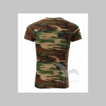 Tričko Camouflage "zelenohnedý maskáč" pánske 100% bavlna 160 g/m2