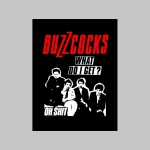 Buzzcocks čierne teplákové kraťasy s tlačeným logom