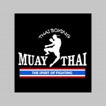 Thaiboxing - Muay Thai THE SPIRIT OF FIGHTING šuštiaková bunda čierna materiál povrch:100% nylon, podšívka: 100% polyester, pohodlná,vode a vetru odolná