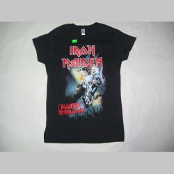 Iron Maiden, čierne dámske tričko 100%bavlna