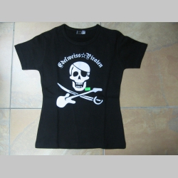 Edelweiss Piraten  čierne dámske tričko 100%bavlna