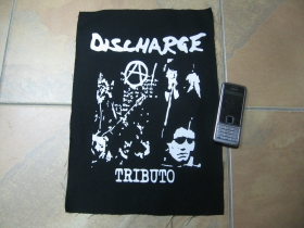 Discharge - Tributo   chrbtová nášivka veľkosť cca. A4 (po krajoch neobšívaná)