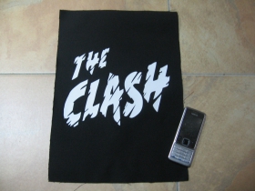 The Clash  chrbtová nášivka veľkosť cca. A4 (po krajoch neobšívaná)