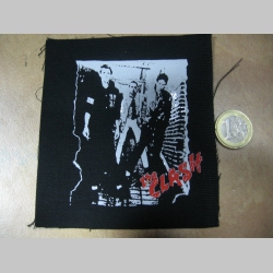 The Clash potlačená nášivka rozmery cca. 12x12cm (po krajoch neobšívaná)