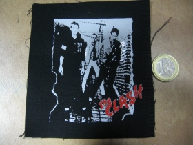 The Clash potlačená nášivka rozmery cca. 12x12cm (po krajoch neobšívaná)
