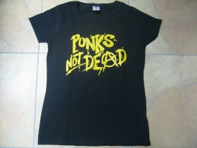 Punks not Dead  dámske tričko Fruit of The Loom 100%bavlna