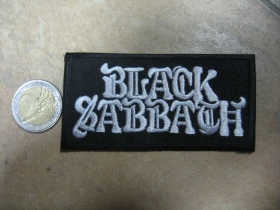 Black Sabbath nažehľovacia nášivka vyšívaná (možnosť nažehliť alebo našiť na odev)