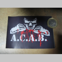 A.C.A.B. nálepka 10x7xm