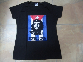 Che Guevara  čierne dámske tričko Fruit of The Loom 100%bavlna