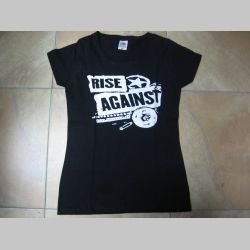 Rise Against  čierne dámske tričko 100%bavlna