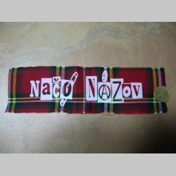 Načo Názov potlačená károvaná nášivka rozmery cca. 12x6cm (po krajoich neobšívaná)