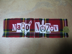 Načo Názov potlačená károvaná nášivka rozmery cca. 12x6cm (po krajoich neobšívaná)