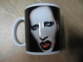 Marilyn Manson porcelánový pohár - šálka s uškom, objemom cca. 0,33L