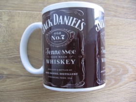 Jack Daniels porcelánový pohár - šálka s uškom, objemom cca. 0,33L