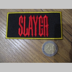 Slayer  nažehľovacia nášivka vyšívaná (možnosť nažehliť alebo našiť na odev)