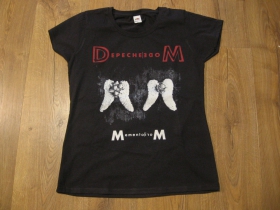 Depeche Mode čierne dámske tričko materiál: 100%bavlna