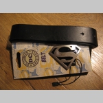 SUPERMAN, čierny opasok s kovovou prackou SUPERMAN, čierny opasok s kovovou prackou