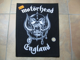 Motorhead, hrubá chrbtová nášivka, po obvode obšívaná