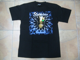 Sabaton čierne pánske tričko 100%bavlna 