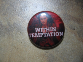 Within Temptation,  odznak, priemer 25mm