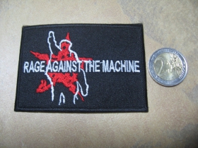 Rage Against The Machine, vyšívaná nažehľovacia nášivka (možnosť nažehliť alebo našiť na odev) 