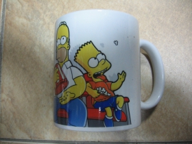 Simpsonovci  porcelánový pohár s uškom, objemom cca. 0,33L