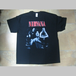 Nirvana čierne pánske tričko 100%bavlna