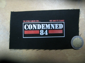 Condemned 84   malá potlačená nášivka rozmery cca. 12x6cm (neobšívaná)