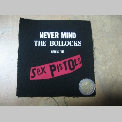 Sex Pistols potlačená nášivka rozmery cca. 12x12cm (po krajoch neobšívaná)