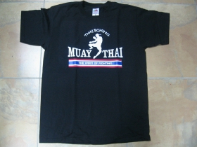 Thaiboxing - Muay Thai  pánske tričko THE SPIRIT OF FIGHTING  pánske tričko 100%bavlna značka Fruit of The Loom