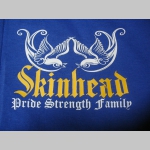 Skinhead - Pride, Strength, Family  hrubá mikina na zips s kapucou stiahnuteľnou šnúrkami