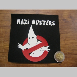 Antifašista Nazi Busters  potlačená nášivka rozmery cca. 12x12cm (po krajoch neobšívaná)