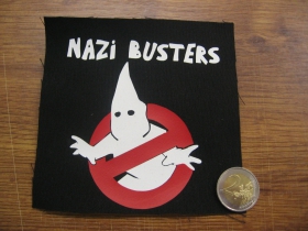 Antifašista Nazi Busters  potlačená nášivka rozmery cca. 12x12cm (po krajoch neobšívaná)