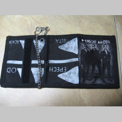 Depeche Mode  hrubá pevná textilná peňaženka s retiazkou a karabínkou