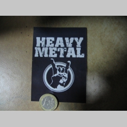 Heavy Metal nálepka 10x7cm