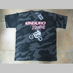 Enduro Racing nočný " ruský " maskáč-Nightcamo SPLINTER, pánske tričko 100%bavlna