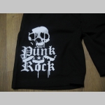 Punk rock Skull teplákové kraťasy s tlačeným logom