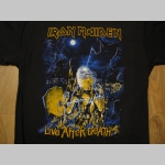 Iron Maiden čierne pánske tričko materiál 100% bavlna