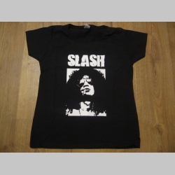 Slash čierne dámske tričko materiál 100% bavlna
