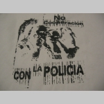 NO COOPERACION CON LA POLICIA "Nevidel som,nepočul,nepoviem..."  pánske tričko Fruit of The Loom, 100%bavlna 