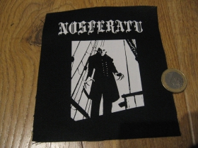 Upír NOSFERATU - Dracula  potlačená nášivka rozmery cca. 12x12cm (po krajoch neobšívaná)