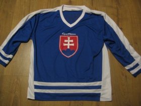 Slovensko - Slovakia modrý hokejový dres materiál 100%polyester