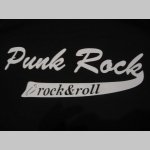 Punk Rock - Rock and Roll čierne dámske tričko 100%bavlna 