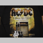 AC/DC čierne pánske tričko materiál 100% bavlna