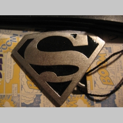 SUPERMAN, čierny opasok s kovovou prackou SUPERMAN, čierny opasok s kovovou prackou