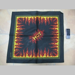 Flames, Šatka 100%bavlna, cca.52x52cm 