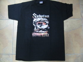Sabaton - Nuclear Attack, čierne pánske tričko 100%bavlna 