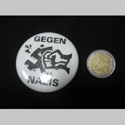 Gegen Nazis  odznak veľký, priemer 55mm