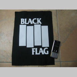 Black Flag  chrbtová nášivka veľkosť cca. A4 (po krajoch neobšívaná)